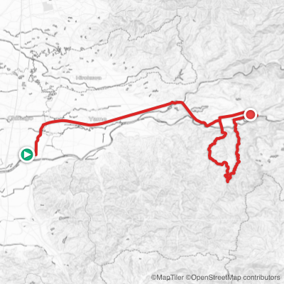 Route map for Stage 1