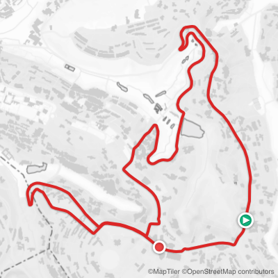 Route map for RR Men U23